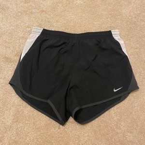 Nike Black and White Running Shorts with Liner